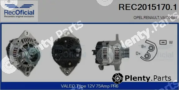 Recoficial REC2015170.1 — Alternator