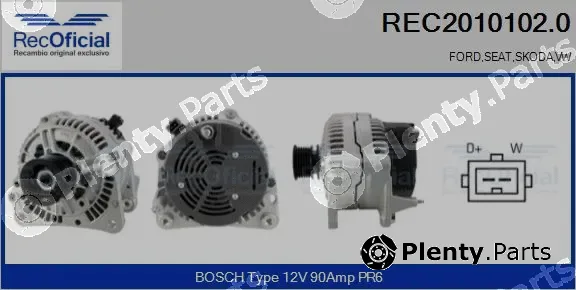 Recoficial REC2010102.0 — Alternator