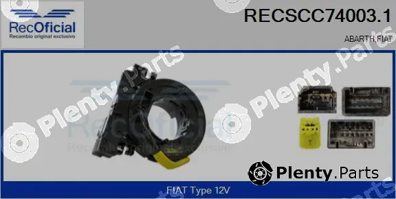 Recoficial RECSCC74003.1 — Clockspring, airbag