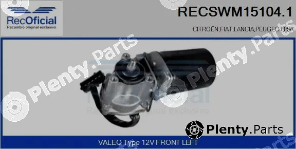Recoficial RECSWM15104.1 — Wiper Motor