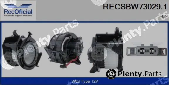 Recoficial RECSBW73029.1 — Interior Blower