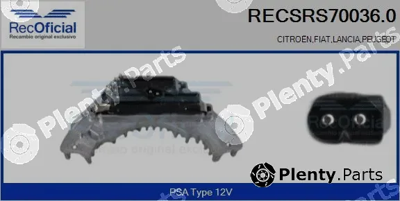 Recoficial RECSRS70036.0 — Resistor, interior blower