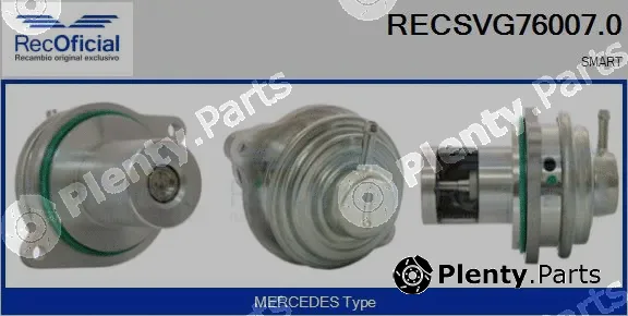 Recoficial RECSVG76007.0 — EGR Valve