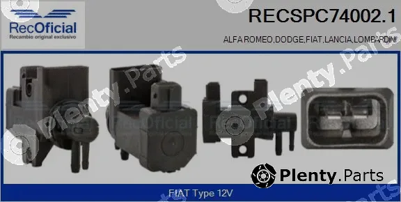 Recoficial RECSPC74002.1 — Pressure Converter, exhaust control