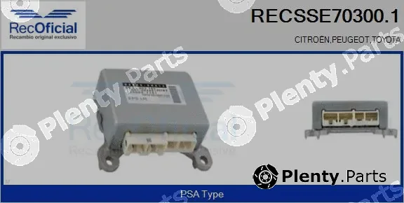 Recoficial RECSSE70300.1 — Control Unit, power steering