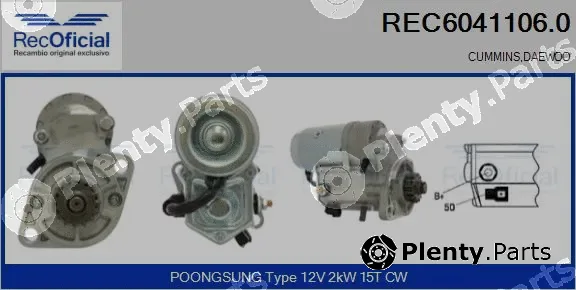 Recoficial REC6041106.0 — Starter