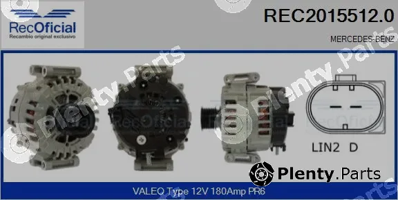 Recoficial REC2015512.0 — Alternator