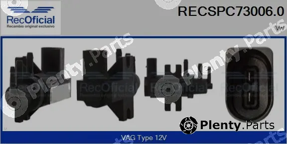 Recoficial RECSPC73006.0 — Pressure Converter, exhaust control