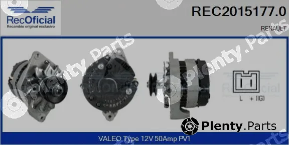 Recoficial REC2015177.0 — Alternator