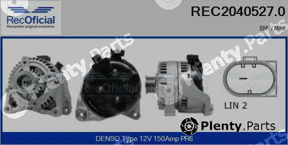 Recoficial REC2040527.0 — Alternator