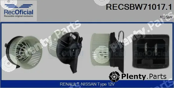 Recoficial RECSBW71017.1 — Interior Blower