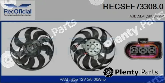 Recoficial RECSEF73308.0 — Fan, engine cooling