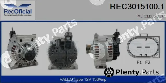 Recoficial REC3015100.1 — Alternator, starter