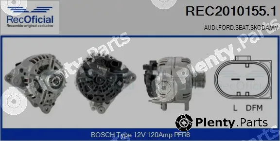 Recoficial REC2010155.1 — Alternator