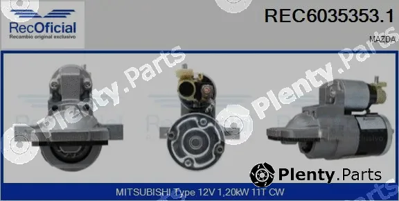 Recoficial REC6035353.1 — Starter