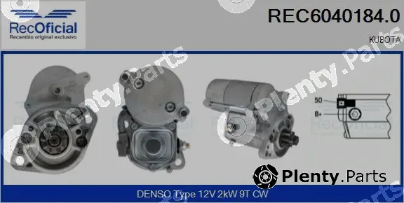 Recoficial REC6040184.0 — Starter