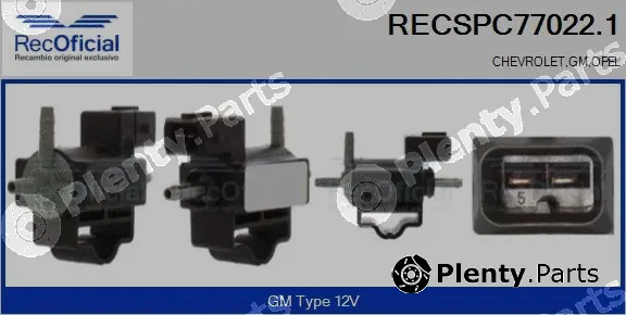 Recoficial RECSPC77022.1 — Pressure Converter, exhaust control