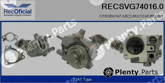 Recoficial RECSVG74016.0 — EGR Valve