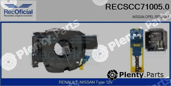 Recoficial RECSCC71005.0 — Clockspring, airbag