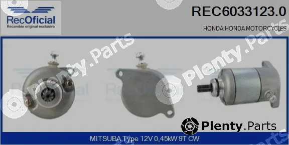 Recoficial REC6033123.0 — Starter