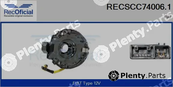 Recoficial RECSCC74006.1 — Clockspring, airbag