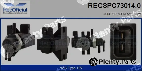 Recoficial RECSPC73014.0 — Pressure Converter, exhaust control