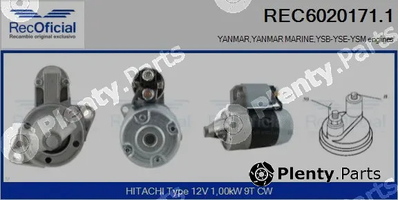 Recoficial REC6020171.1 — Starter