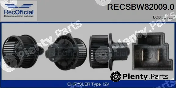 Recoficial RECSBW82009.0 — Interior Blower