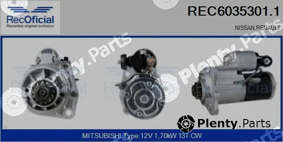 Recoficial REC6035301.1 — Starter