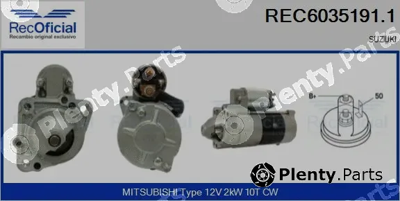 Recoficial REC6035191.1 — Starter