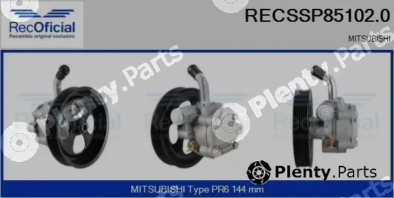 Recoficial RECSSP85102.0 — Hydraulic Pump, steering