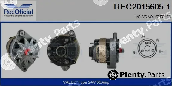 Recoficial REC2015605.1 — Alternator