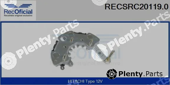 Recoficial RECSRC20119.0 — Rectifier, alternator