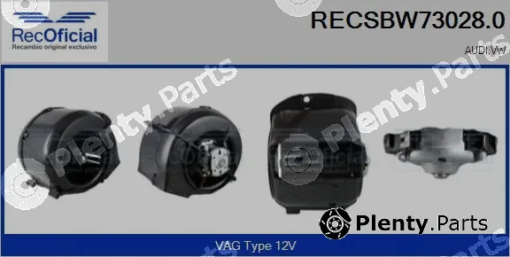 Recoficial RECSBW73028.0 — Interior Blower