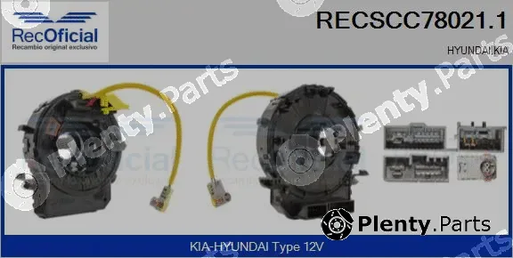 Recoficial RECSCC78021.1 — Clockspring, airbag