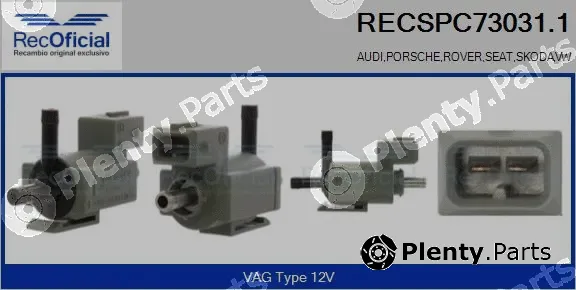 Recoficial RECSPC73031.1 — Pressure Converter, exhaust control
