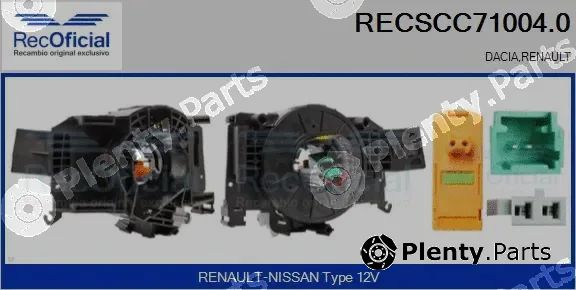 Recoficial RECSCC71004.0 — Clockspring, airbag