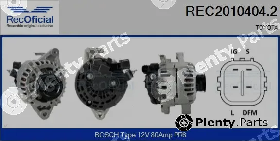 Recoficial REC2010404.2 — Alternator