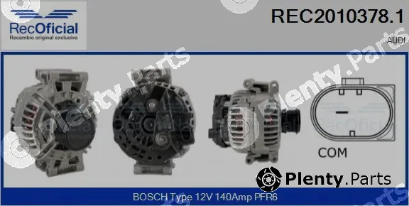 Recoficial REC2010378.1 — Alternator
