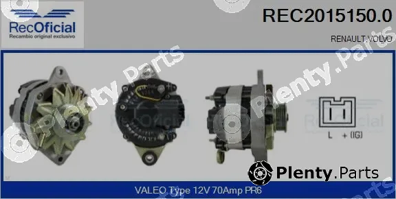 Recoficial REC2015150.0 — Alternator