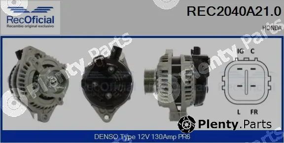 Recoficial REC2040A21.0 — Alternator