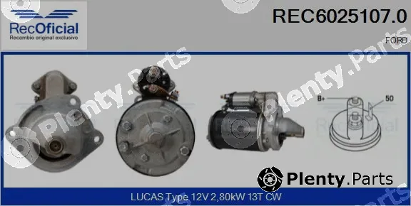 Recoficial REC6025107.0 — Starter