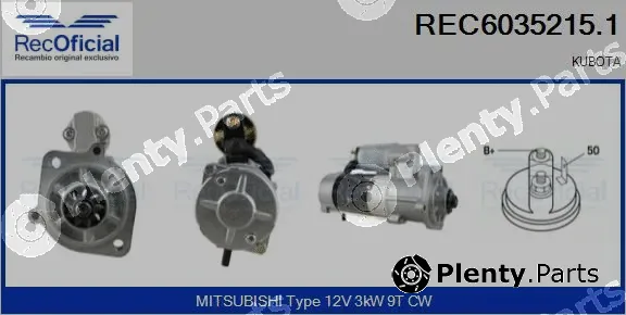 Recoficial REC6035215.1 — Starter