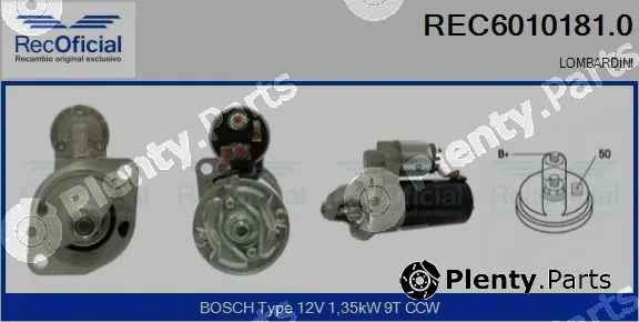 Recoficial REC6010181.0 — Starter