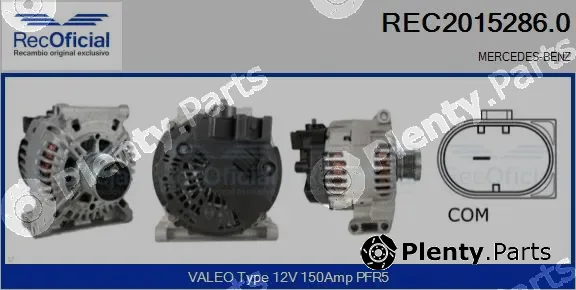 Recoficial REC2015286.0 — Alternator