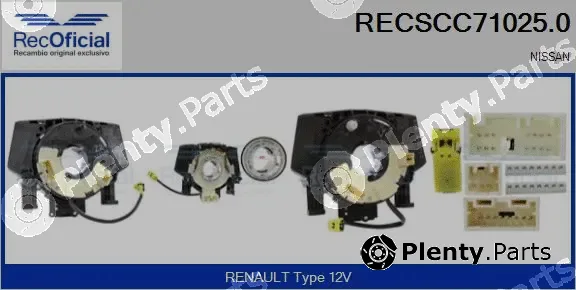 Recoficial RECSCC71025.0 — Clockspring, airbag
