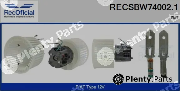 Recoficial RECSBW74002.1 — Interior Blower