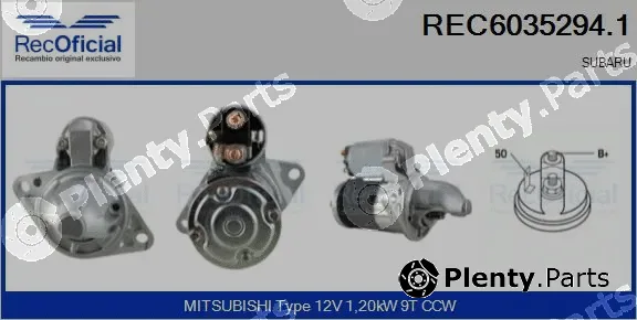 Recoficial REC6035294.1 — Starter