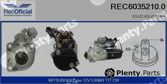 Recoficial REC6035210.0 — Starter