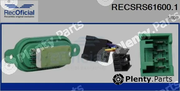 Recoficial RECSRS61600.1 — Resistor, interior blower